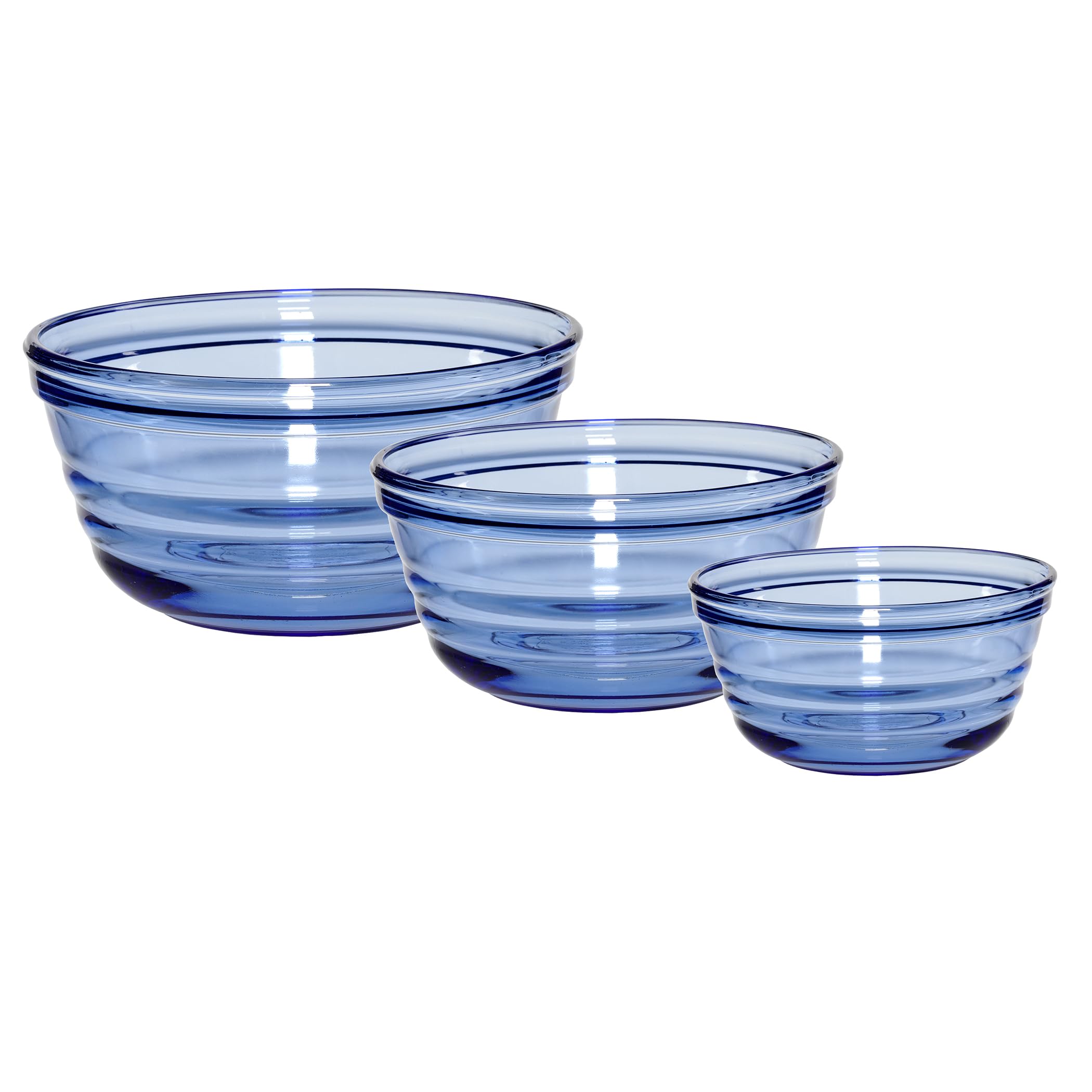 Amazon.com: Anchor Hocking Ribbed Mixing Bowls (3-Piece, Coastal